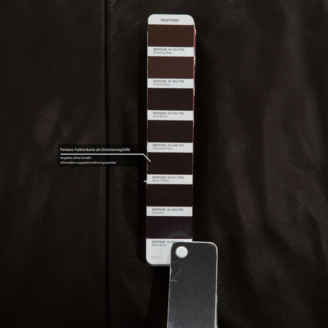 Volare 3-Seater Sofa in Dark Brown Leather from Koinor For Sale - Image 11 of 15