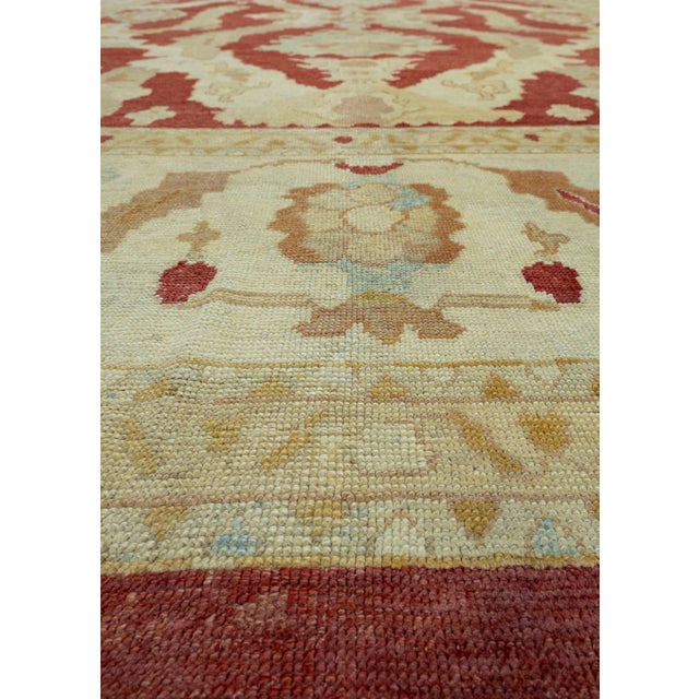 Early 21st Century Turkish Oushak Rug 11'11" x 15'8" #18542 For Sale - Image 5 of 8
