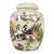 Vintage Famille Rose Porcelain Tea Jar With Lid – Peacock, Peony & Magnolia Motif For Sale