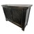 Black Aged Lattice Sideboard Credenza For Sale In Los Angeles - Image 6 of 9