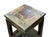 Vintage Patina Square Slim Wood Pedestal Display Stand Side Table For Sale - Image 10 of 10