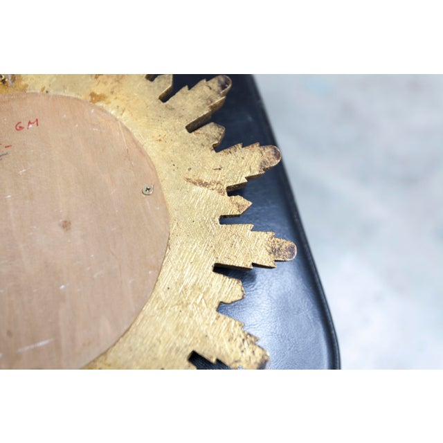 Vintage Convex Witchs Eye Sunburst Mirror, 1960s For Sale - Image 12 of 18