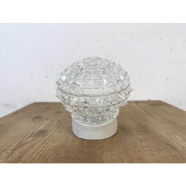 1970s Vintage White Porcelain Wall Light, 1970s For Sale - Image 5 of 12