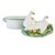 Italian Vintage Italian Majolica Ceramic Double Dove Covered Casserole Dish Centerpiece For Sale - Image 3 of 9