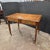 Mid 19th Century Regency Walnut & Rosewood Inlaid Table W/2 Drawers, Brass Beading, Ornate Handles, on Square Tapered Legs on Brass Casters For Sale - Image 14 of 15