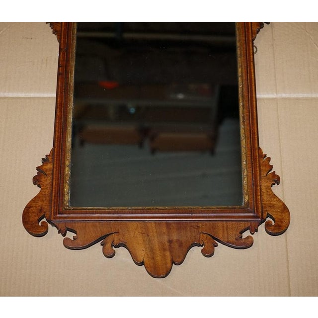 Antique Georgian Gilded Eagle Wall Mirror, 1760 For Sale - Image 3 of 10