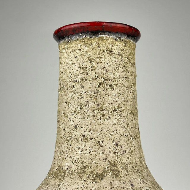 Vintage Italian Ceramic Vase, 1970s For Sale - Image 4 of 11