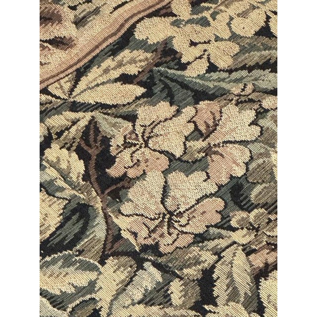 Vintage French Aubusson Style Jacquard Tapestry Panel, 1940s For Sale - Image 16 of 18