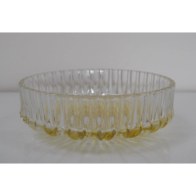Vintage Art Glass Bowl, 1960s For Sale - Image 9 of 10