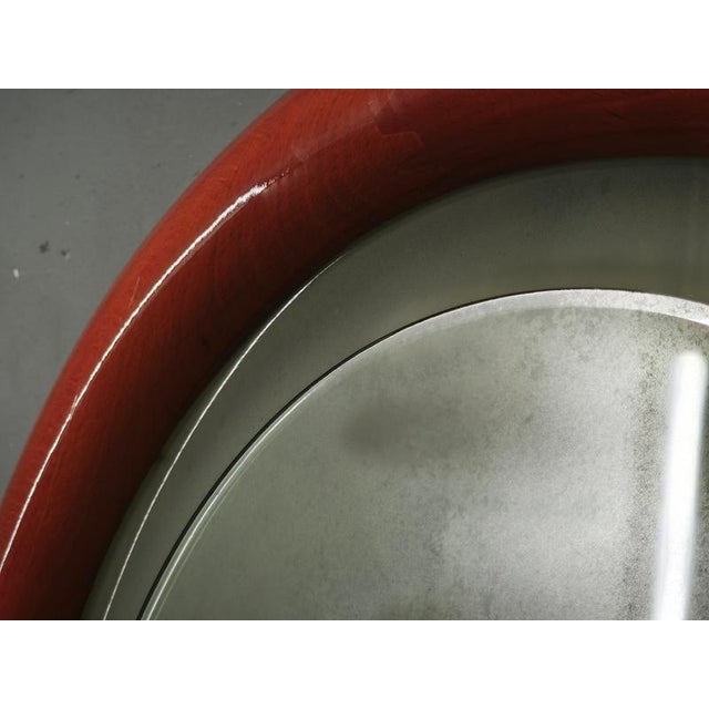 Italian Space Age Illuminated Round Wall Mirror, 1970s For Sale - Image 10 of 13