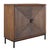 Contemporary Bottom Line 2 Door Wood Cabinet For Sale - Image 3 of 9
