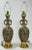 Beautifully detailed heavy vintage brass reticulated filigree lamp. Measures 32.5"H from base to finial. Wonderful floral...