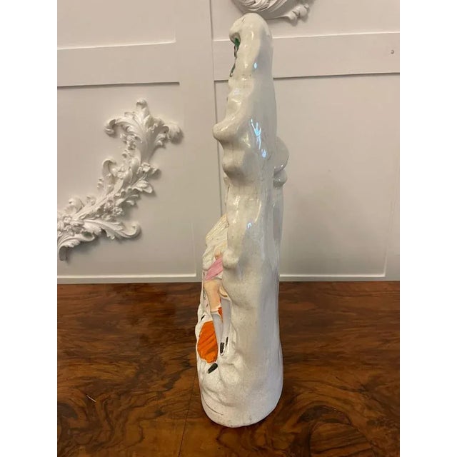 Antique 19th Century Staffordshire Flatback Figure of a Wedding Scene, 1860s For Sale - Image 10 of 12