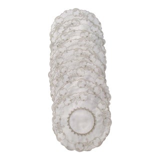 1950s Vintage Italian Cocktail Napkin Rounds - Set of 10 For Sale