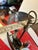Black 1960s Hand Painted Bouillotte Lamp For Sale - Image 8 of 10