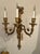 Nice pair of French Louis XVI carved and giltwood sconces, adding a touch of elegance and sophistication to any room....