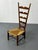 Highback fireside or side chair by Gio Ponti for Casa e Giardino, Italy around 1939. The highladder backrest chair is made...