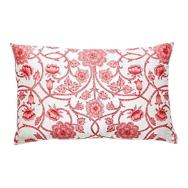 The House of Scalamandré Ornamental Gate Lumbar Pillow, Petal For Sale