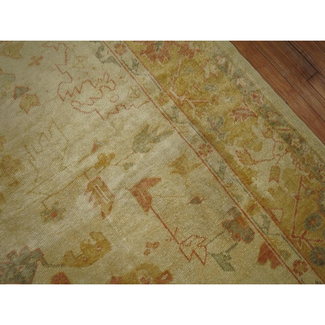Late 20th Century Vintage Inspired Angora Oushak - 6'3" x 8'6" For Sale - Image 5 of 7