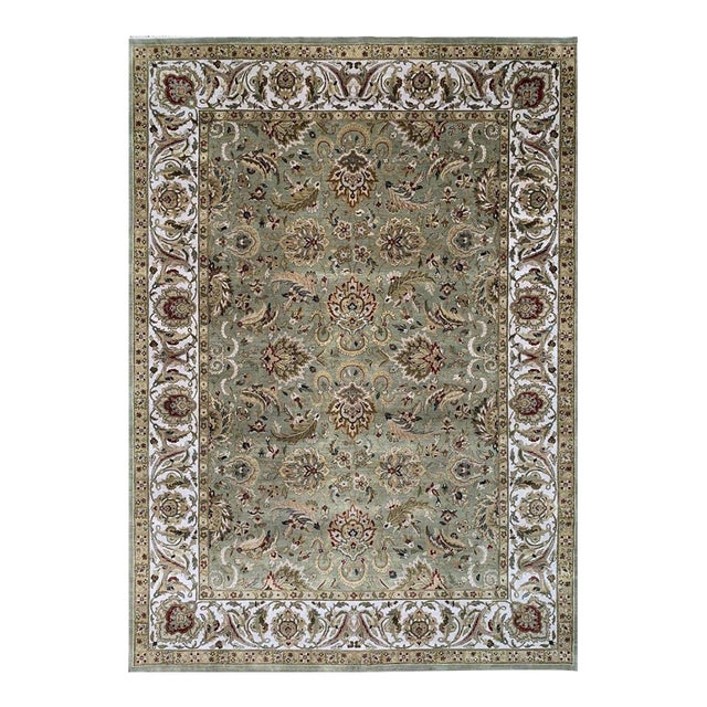 10x14 Indian Agra Area Rug - 106226 For Sale