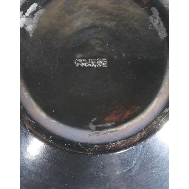Late 20th Century Ceramic Pottery Bowl Made in France For Sale - Image 5 of 12