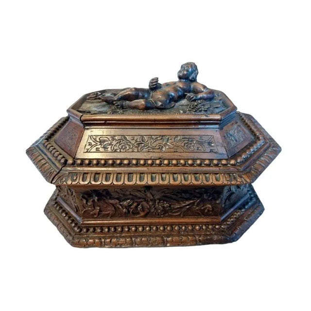 Early 19th Century Jewelery Black Forest Box, 1820 For Sale - Image 5 of 9