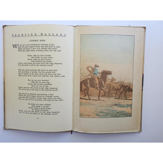 1910s 1910 Frontier Ballads by Joseph Mills Hanson Illust. By Maynard Dixon Book For Sale - Image 5 of 6