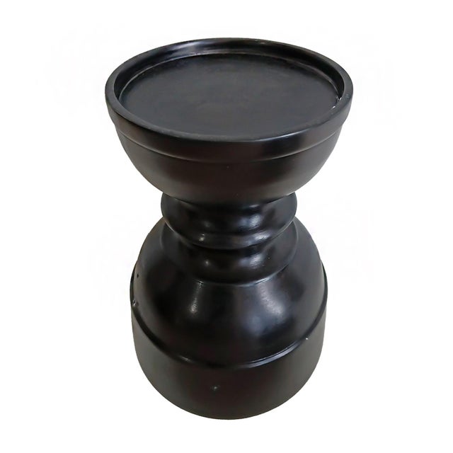 Tall Bronze Candlestick With Removable Top, 32 Inches For Sale - Image 11 of 18