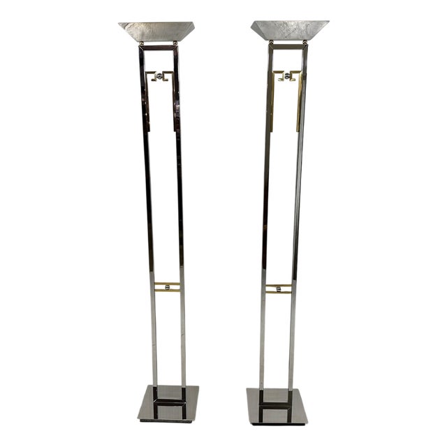 Floor Lamps from Arte Lumen, 1970s, Set of 2 For Sale