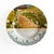 Forest Green "Mountain Chalet" Original Wall Art Composition of Decorative Plates Painting Installation - Set of 8 For Sale - Image 8 of 18