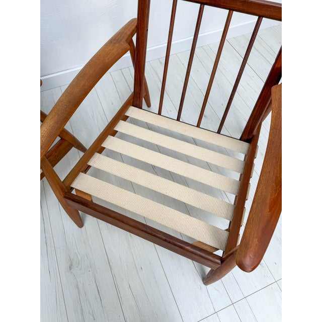 Mid-Century Danish Teak Armchair, 1960s For Sale - Image 12 of 16