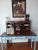 Hillsdale 6 Shelf Bookcase Teak Stained For Sale - Image 4 of 4