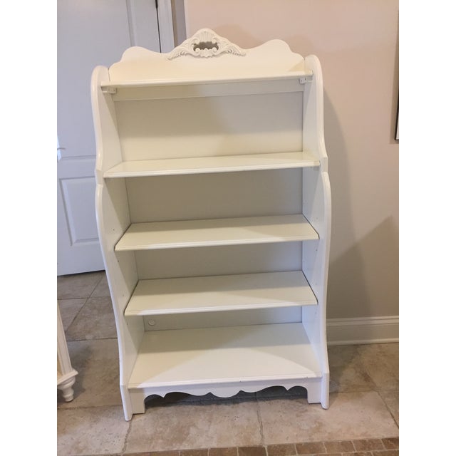 Stanley Furniture Shabby Chic Antique White Children's Bookcase Chairish