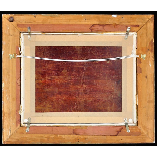 Gustave Vidal, Fishermen on the Rocks, 1930s, Oil Painting, Framed For Sale - Image 4 of 18