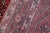 Red Shabby Chic Persian Red/Black Wool Rug - 6'5'' X 9'7'' For Sale - Image 8 of 10