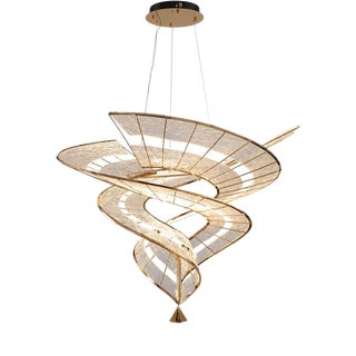 Collection Genesi Chandelier in Metal and Glass by Jago For Sale