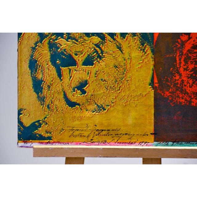 1960s Nic Albrecht, Long Live the Lion, 1969, Silkscreen For Sale - Image 5 of 13