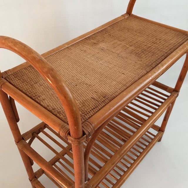 Rattan Side Table Chairish