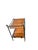 Mid-Century Modern Vintage Stitched Leather Bar Cart by Jacques Adnet, 1950s For Sale - Image 3 of 13
