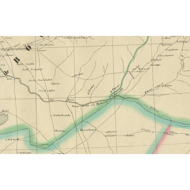 Antique Map of Turkestan by Vandermaelen, 1827 For Sale - Image 4 of 10