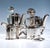 Cream Art Nouveau Silver Coffee & Tea Set on Tray, 1890s, Set of 5 For Sale - Image 8 of 14