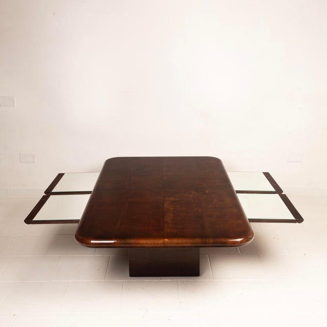 Model 2315 Coffee Table in Parchment and Mirrors by Giorgio Tura for Tura, 1980 For Sale - Image 13 of 18