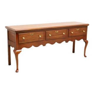 Henkel Harris 2378 24 Jamestown Colony Solid Wild Black Cherry Huntboard Sideboard For Sale