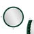 Green Varsha Round Oversized Beaded Mirror in Glossy Hunter Green For Sale - Image 8 of 9