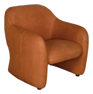 NOIR Marx Chair, Roman Red Leather