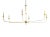 Currey & Company Nottaway Gold Large Chandelier For Sale