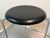 Tripod Dot Stool in Black Chrome by Arne Jacobsen for Fritz Hansen For Sale - Image 9 of 11