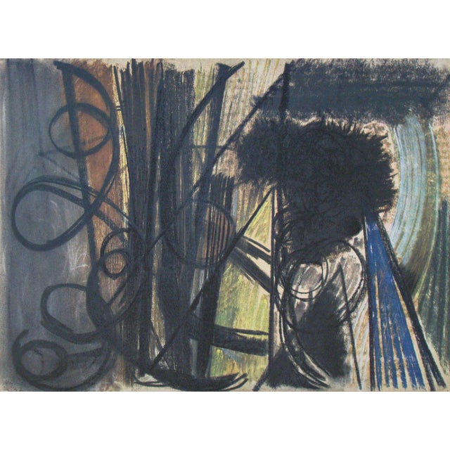 After Hans Hartung, Pastel P.1947-20, 1962, Héliogravure For Sale