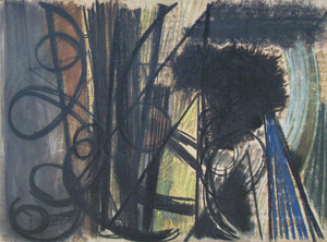 After Hans Hartung, Pastel P.1947-20, 1962, Héliogravure