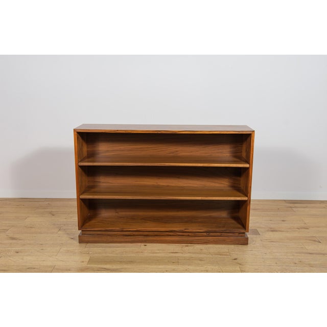 Vintage Danish Art Deco Walnut Bookcase, 1930s For Sale - Image 3 of 14